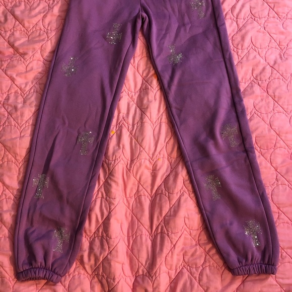 Rhinestone Cross Joggers - Picture 3 of 3